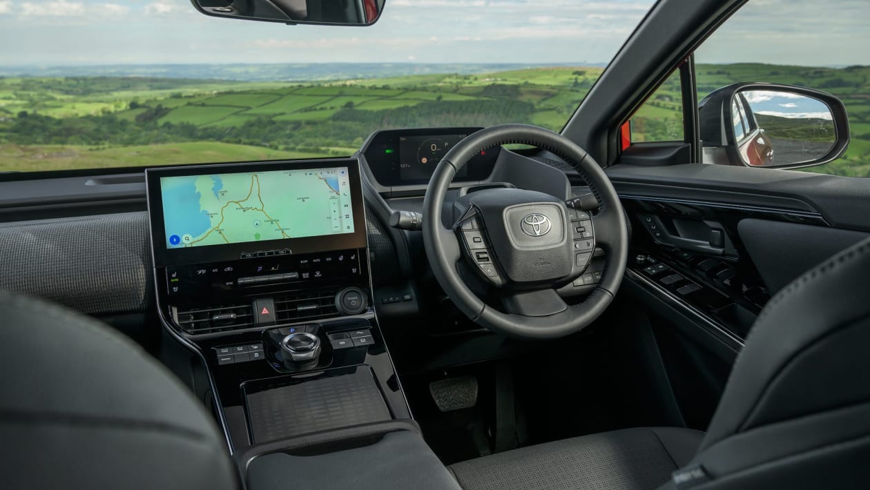 Toyota bZ4X SUV Interior & comfort 2024 Carbuyer